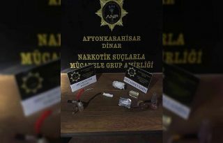 Dinar’da uyuşturucu operasyonu: 3 gözaltı