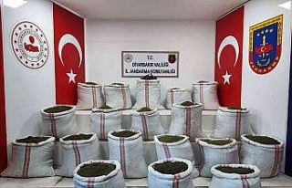 Diyarbakır’ın Lice kırsalında 516 kilo uyuşturucu...