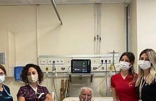 Doktorların çabası ile hayata tutundu