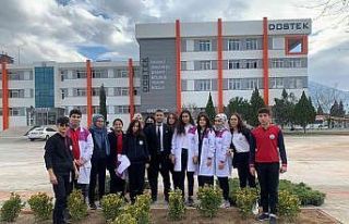 DOSTEK öğrencileri hobi bahçesiyle çevre bilinci...