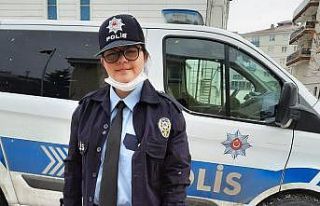 Down sendromlu Rümeysa’nın polis olma hayali gerçek...