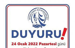 Dursunbey Kaymakamlığı’ndan izin duyurusu