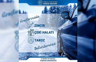 Düzce Valiliğinden yola çıkacak sürücülere...