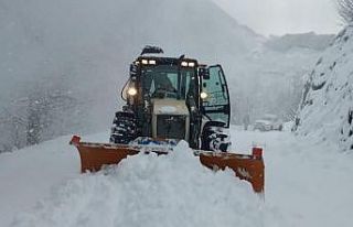 Düzce’de 40 köy yolu kar nedeniyle kapalı