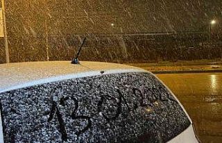 Düzce’ye yılın ilk karı düştü