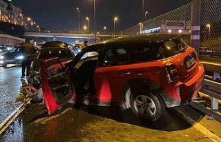 E-5’te zincirleme kaza: 1 yaralı