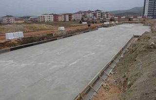 Edebali Stadı’nda inşaat çalışmaları durdu