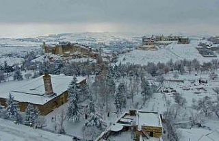 Elazığ beyaza büründü, medeniyetler beşiği...