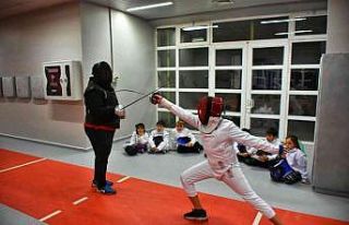 Elazığ’da eskrim antrenmanları başladı