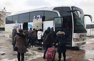 Elazığ’da otobüs seferlerinin açılmasıyla...