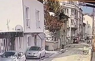 Elini kolunu sallayarak bisikleti çaldı, o anlar...