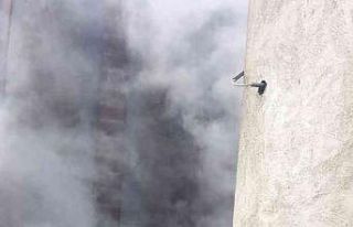 Emekli imamın evinde yangın çıktı