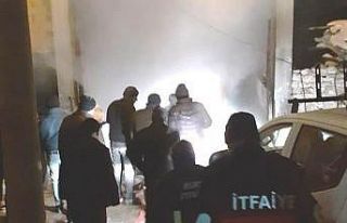 Emet’te çıkan yangında 500 balya saman kül oldu