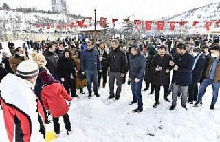 En güzel kardan adam Mamak’ta seçildi