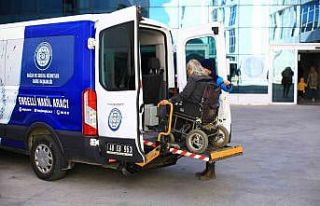 Engelli bireylere 6 yılda 18 bin 500 nakil hizmeti
