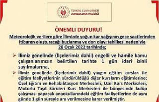 Engelli ve hamile kamu çalışanların bir gün süre...