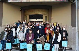 Erasmus öğrencileri Manisa Ticaret Borsasının...
