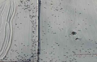 Erciyes’te insan seli