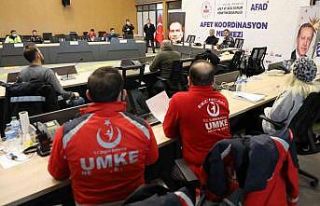 Erzincan’da olabilecek afetlere karşı 24 saat...