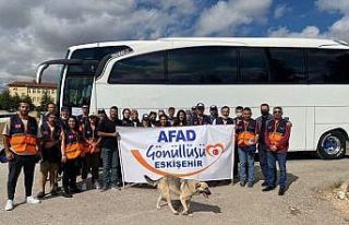 Eskişehir AFAD 2021 yılında 693 bin 152 kişiye...