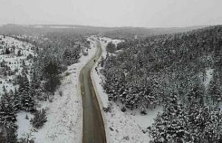 Eskişehir Kent Ormanı’ndan doyumsuz kış manzaraları