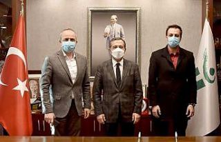 Espark’ın yeni müdürü Kırcalı, Başkan Ataç’ı...