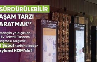 Ev Tekstili Tasarım Yarışmasında ilk üçe giren...