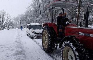 Evde sağlık ekipleri yolda kaldı, pansuman yaptıkları...