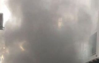 Fatih’te çanta imalathanesinde yangın