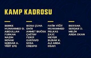 Fenerbahçe’nin Antalya kamp kadrosu açıklandı