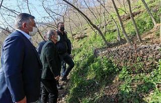 Fındık bahçelerinde cep teras uygulaması