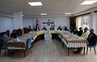Fırat Üniversitesi Nijerya heyeti ile bir araya...