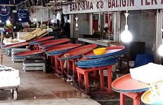 Fırtına ve soğuk hava balık tezgahlarını boşalttı