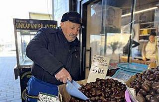 Fiyatı artan kestaneye ilgi devam ediyor