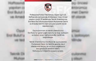 Gaziantep FK’da korona virüs şoku