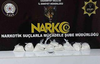 Gaziantep’te 8,5 kilo uyuşturucu ele geçirildi