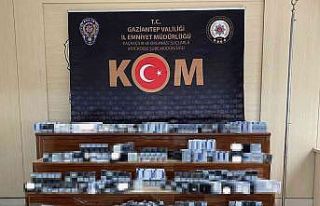 Gaziantep’te bin 40 paket kaçak sigara ele geçirildi