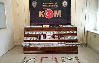 Gaziantep’te bin 580 paket kaçak sigara ele geçirildi