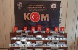 Gaziantep’te bin 77 paket kaçak sigara ele geçirildi