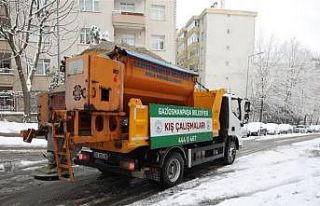 Gaziosmanpaşa kışla mücadele ekipleri 24 saat...