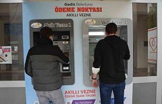 Gediz Belediyesi akıllı vezne sayısını ikiye...