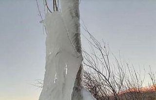 Gerger’de sıcaklık eksi 8 dereceye düştü