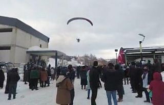 Giresun’da kar festivali renkli görüntülere sahne...