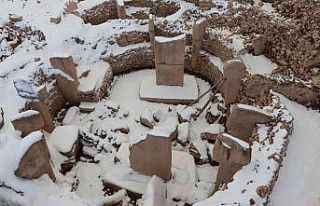 Göbeklitepe beyaza büründü