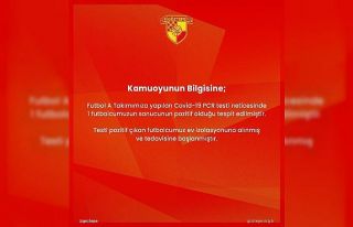 Göztepe’de pozitif vaka şoku