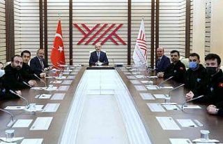 Grizu-263 Takımı YÖK Başkanı ile bir araya geldi