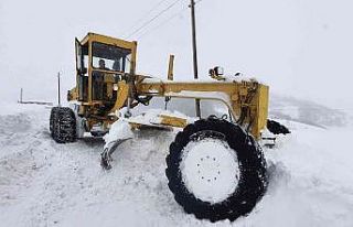 Gümüşhane’nin zorlu coğrafyasında karla mücadele...