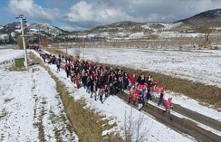 Gürsu, Sarıkamış şehitlerinin izinde yürüdü
