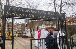 Güzelkent’e aşı çadırı kuruldu