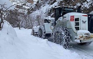 Hakkari’de 285 yerleşim yerinin yolu ulaşıma...